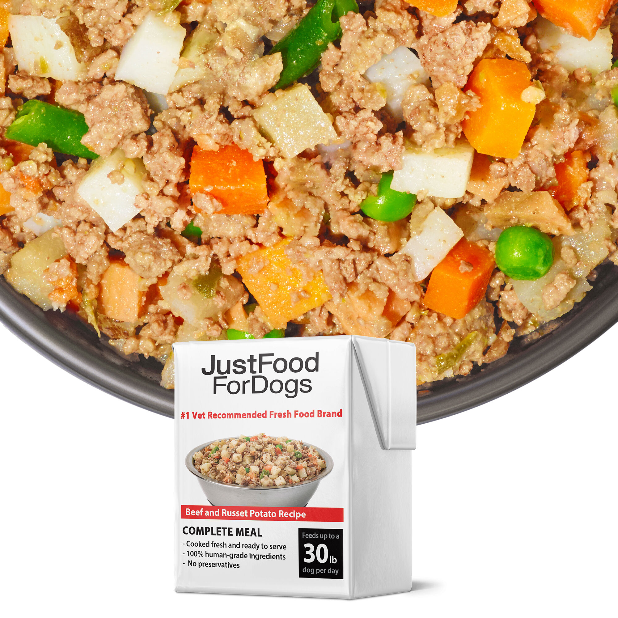 Pantry Fresh Beef Potato Recipe Case of 6 JustFoodForDogs